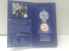 1 Dólar - 2004 - Prata - Comemorativa a Thomas edison - Estados Unidos na internet