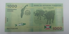 Burundi - 1000 Francs - FE - Polímero