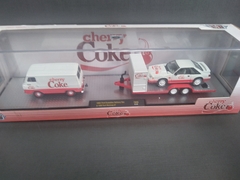 M2 Machines - Ford Econoline Delivery Van 1965 - Ford Mustang GT 1990 - 1/64 - Cherry Coke - comprar online