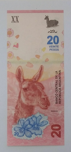 Argentina - cédula de 20 pesos - F.E
