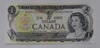 Canadá - cédula de 1 dolar - 1973 - Rainha Elizabeth II - F.E.