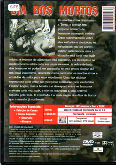 DVD Dia dos Mortos - comprar online