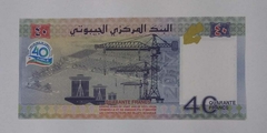 Djibouti - Cédula de 40 francos comemorativa - 2017 - F.E. - comprar online