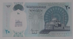 Egito - cédula de 20 libras - Polimero - FE