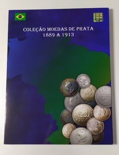ÁLBUM COLEÇÃO DE MOEDAS DE PRATA REPUBLICA BRASIL DE  1889 - 1913