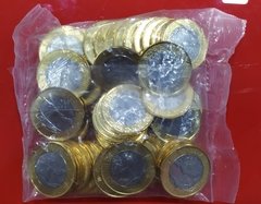 SACHE NATAÇÃO 1° SERIE LACRADO COM 50 MOEDAS DE R$ 1,00 DAS OLIMPÍADAS