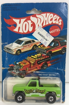 HOT WHELLS 1:64 BYWAYMAN 1977 PNEUS DE PLASTICO