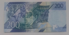Quênia - Cédula de 200 shillings - FE. - comprar online