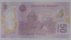 México - Cédula de 50 pesos - Polímero - FE - comprar online