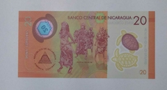 Nicaragua - cédula de 20 córdobas em polímero - 2014 - F.E. - comprar online