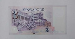 Singapura - cédula de 2 dólares em polímero - F.E. - comprar online