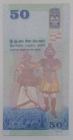 Sri Lanka - Cédula de 50 rúpias - FE - comprar online