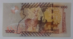 Uganda - cédula de 1000 shillings (com antílopes) - FE - comprar online