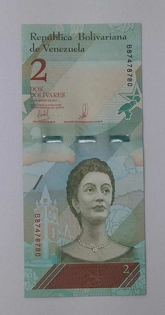 Venezuela - cédula de 2 bolívares soberanos - 2018 - F.E. - comprar online