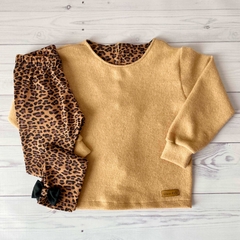 Sweater Salerno Dulce de Leche - Olivia & Co. - Pequeños diseños.