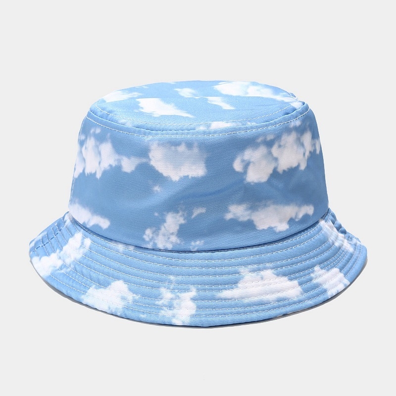 Chapéu Bucket Feminino Tie Dye Azul - Compre agora