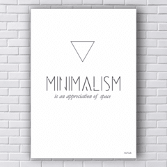 Placa minimalismo
