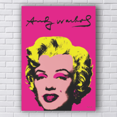 Placa Marilyn Monroe Pop Art