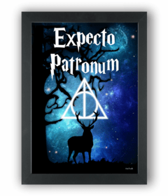 Quadro EXPECTO PATRONUM  Harry Potter