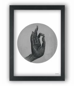 Quadro mãos YOGA MUDRA Nº 1