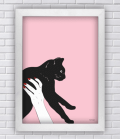 Quadro gato tumblr