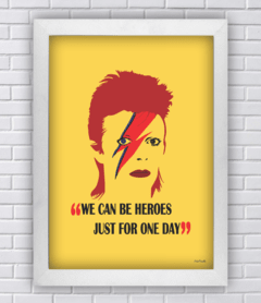 Quadro David Bowie We can be heroes