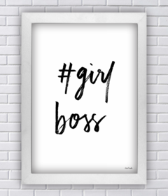 Quadro Girl Boss