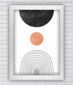 Quadro arte abstrata Boho Moon II