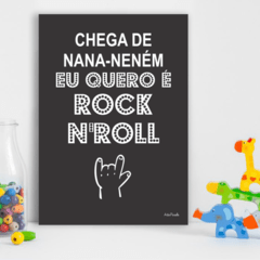 Placa Infantil CHEGA DE NANA-NENÉM 