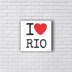 Placa I love Rio