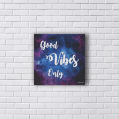 Placa GOOD VIBES ONLY