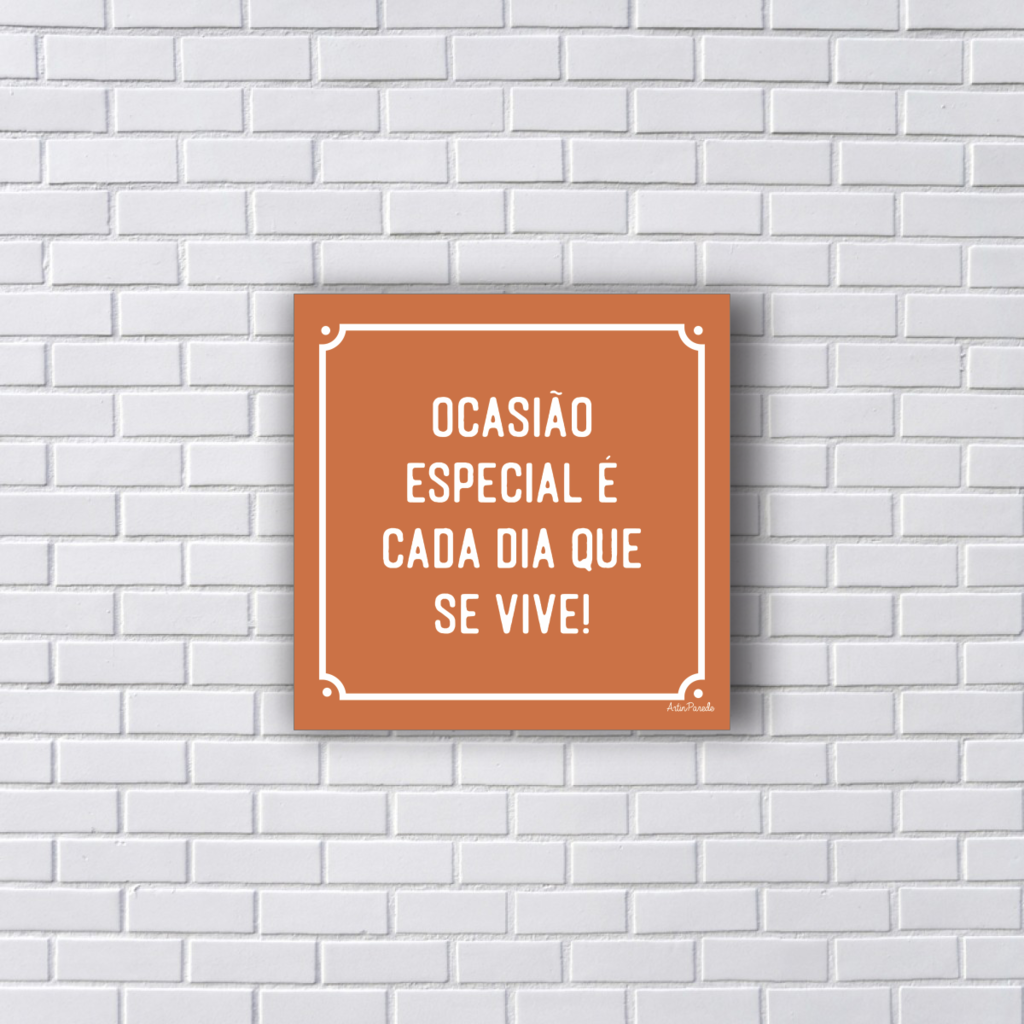 Cada dia que se vive é uma ocasião especial. - ppt carregar