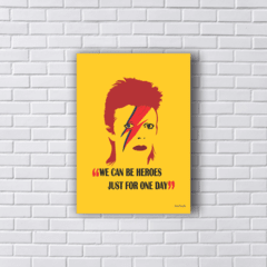 Quadro David Bowie We can be heroes