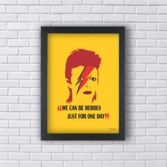 Quadro David Bowie We can be heroes