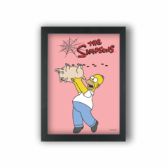 Quadro PORCO ARANHA SIMPSONS