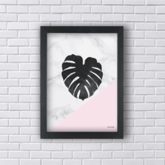 MINIMALISTA II MONSTERA (Ref:V112|AV040) - Art in Parede - Loja de Quadros e Decoração