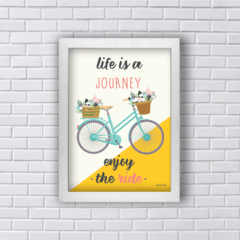 Quadro Life is a journey bicicleta
