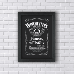 WINCHESTER BROTHERS WHISKEY (Ref:V202|AV058) - Art in Parede - Loja de Quadros e Decoração