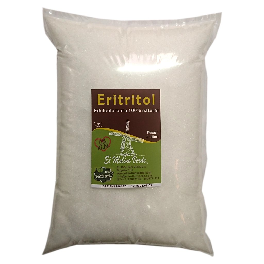 Endulzante Eritritol Natural X 1 Kg