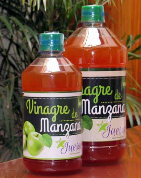 Vinagre de Sidra de Manzana - 1 lt - Orgánico (con la Madre