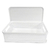 CESTO C/ TAMPA LINEA 36X26X8 CM (branco) - comprar online