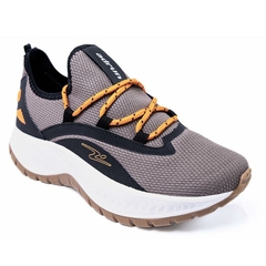 Tênis Esportivo Masculino Adrun Trail Grip 10303M Marrom - comprar online