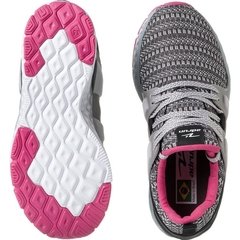 Tênis Esportivo Feminino Cinza/Pink Adrun Evafloat 7809F na internet