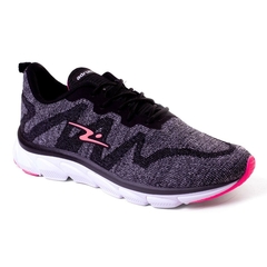 Tênis Esportivo Feminino Adrun Walk 8308F Grafite - comprar online