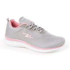 Tênis Esportivo Feminino Adrun Flexup 8621F Cinza