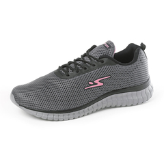 Tênis Esportivo Feminino Adrun Flexup 8621F Grafite - comprar online