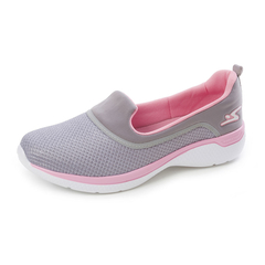 Tênis Espotivo Feminino Adrun Fit Day 9006F-1003 Cinza/Rosa - comprar online