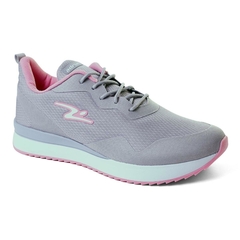 Tênis Esportivo Feminino Adrun Join 9509F Cinza - comprar online