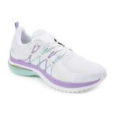 Tênis Esportivo Feminino Adrun Soft Gel 9604F-1229 Branco