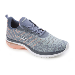 Tênis Esportivo Feminino Adrun Soft Gel 9605F-119 Cinza